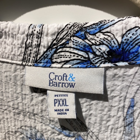 Button down blouse with faux tank - Picture 3 of 4